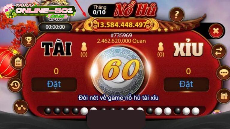 luật chơi tài xỉu nổ hũ
