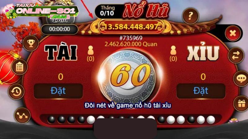 luật chơi tài xỉu nổ hũ