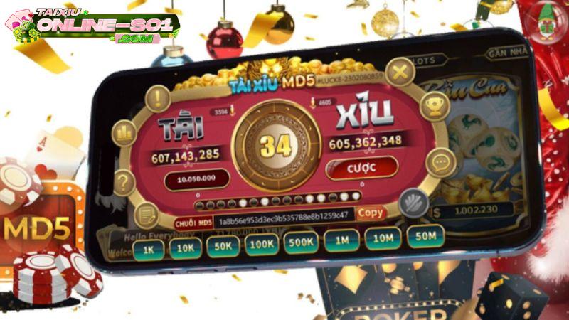 Chơi game tài xỉu MD5 tại cổng game uy tín