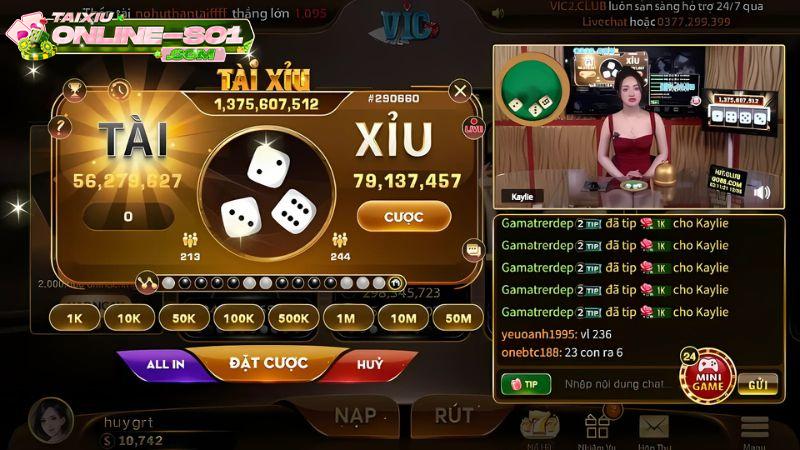 tài xỉu livestream