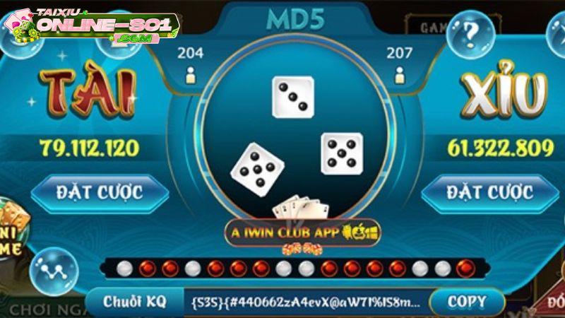 tài xỉu MD5 trả thưởng cao