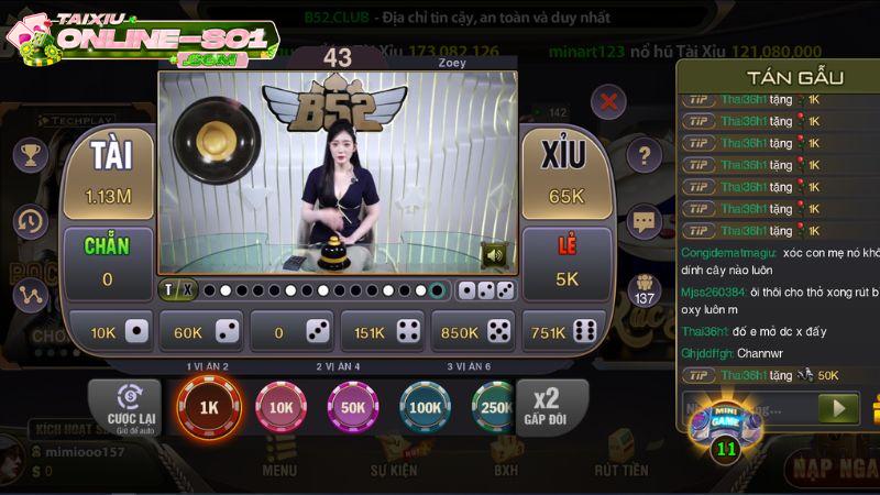 cổng game tài xỉu B52CLUB