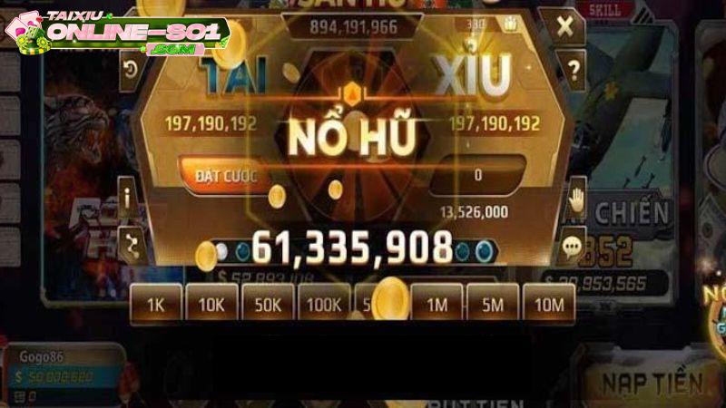 Vé cược tài xỉu nổ hũ